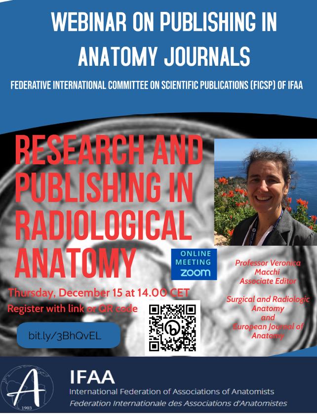 FICSP Webinar on Research And Publishing in Radiological Anatomy - Recording now available